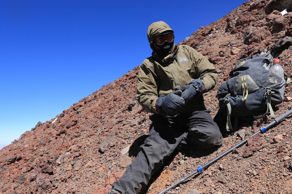 Alejandro, the guide, waiting patiently.