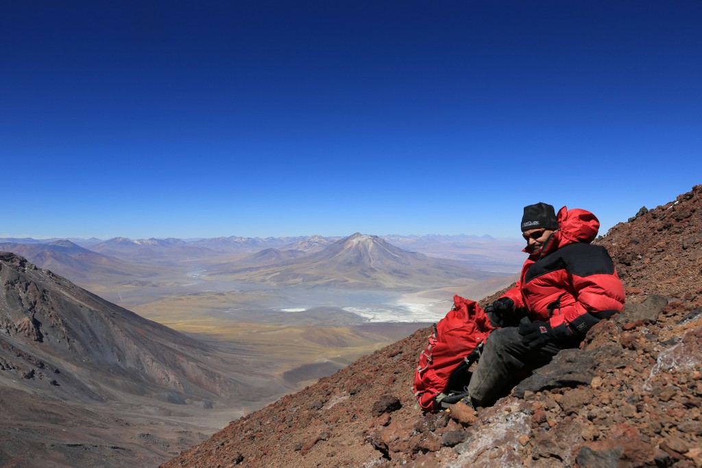 Me at 6009m above sea level. I'm contemplating my decision to turn back at this point. Disappointed, of course, but able to call it at the right time. Sometimes knowing when to quit is the pinnacle of the achievement.